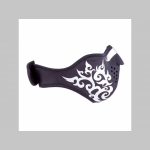 Tattoo Gumotextilná maska (imitácia kože) v tvare respirátora so zapínaním vzadu na suchý zips, materiál 65%bavlna 35%polyester, nastaviteľná univerzálna veľkosť